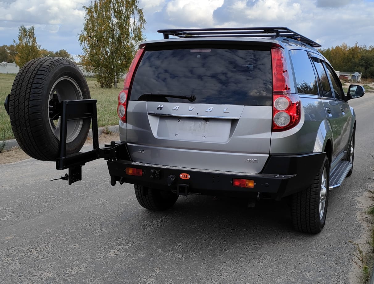Задний силовой бампер OJ Great Wall Hover H3, H5 с калиткой — изображение 7