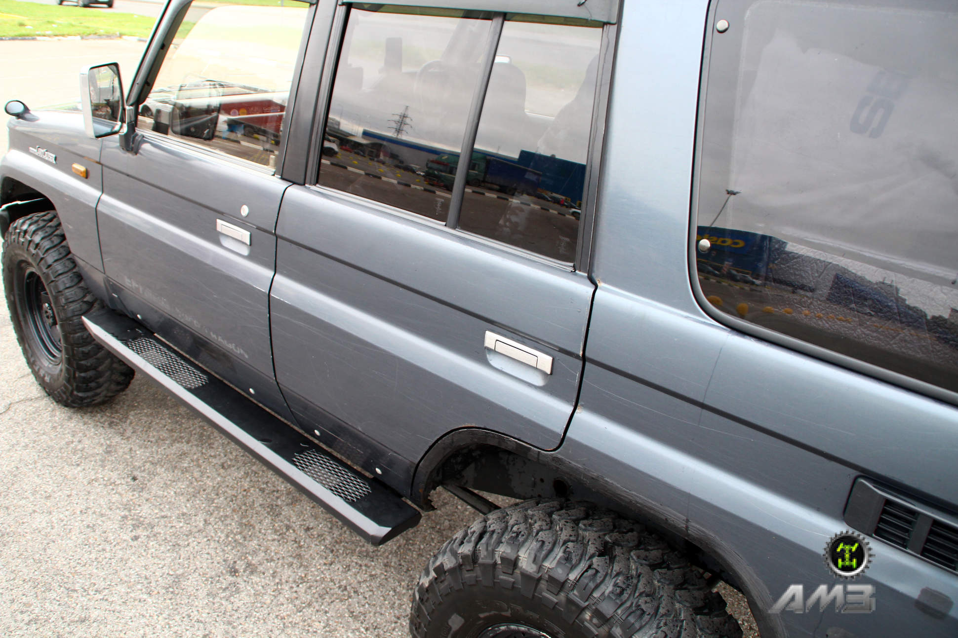Силовые пороги Toyota Land Cruiser Prado 78 (длинная)