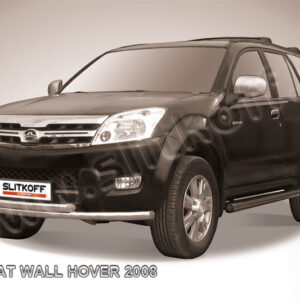 Защита переднего бампера d57+d57 двойная Great Wall Hover 2008