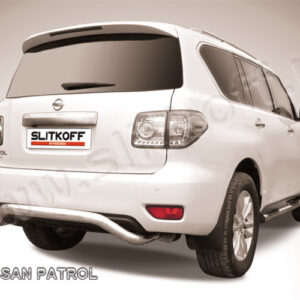 Защита заднего бампера d76 "скоба" Nissan Patrol (2010-2014)