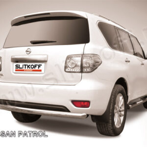Защита заднего бампера d76 Nissan Patrol (2010-2014)