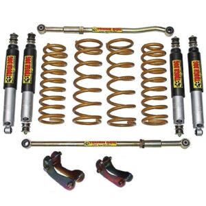 Комплект подвески Tough Dog Toyota Land Cruiser 80/105 амортизаторы BMX Foam Cell масляный 9 ступеней регулировки нагрузка перед до 100 кг зад от 300+ кг лифт 125 мм