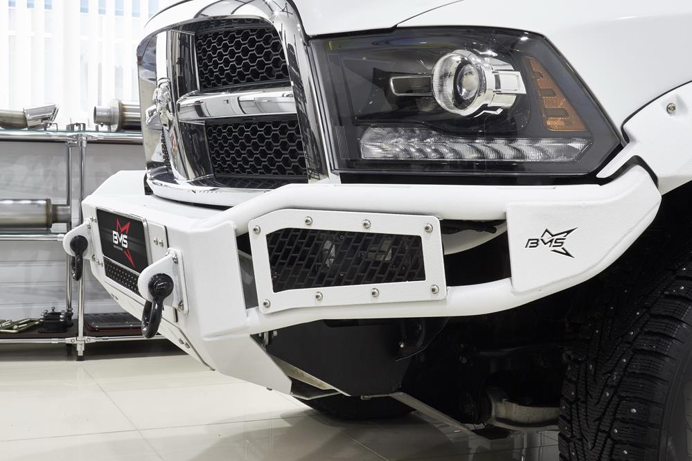 Бампер силовой передний BMS ALFA для Dodge Ram 1500 2009-2017 — изображение 6