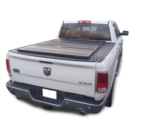 Жесткая трехсекционная крышка Dodge Ram 6.4 (2009+) c Ram Box