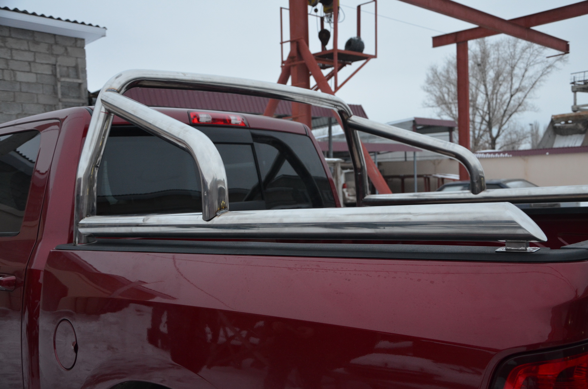 Защита кузова пикапа Dodge RAM 1500 труба Ø76 — изображение 3