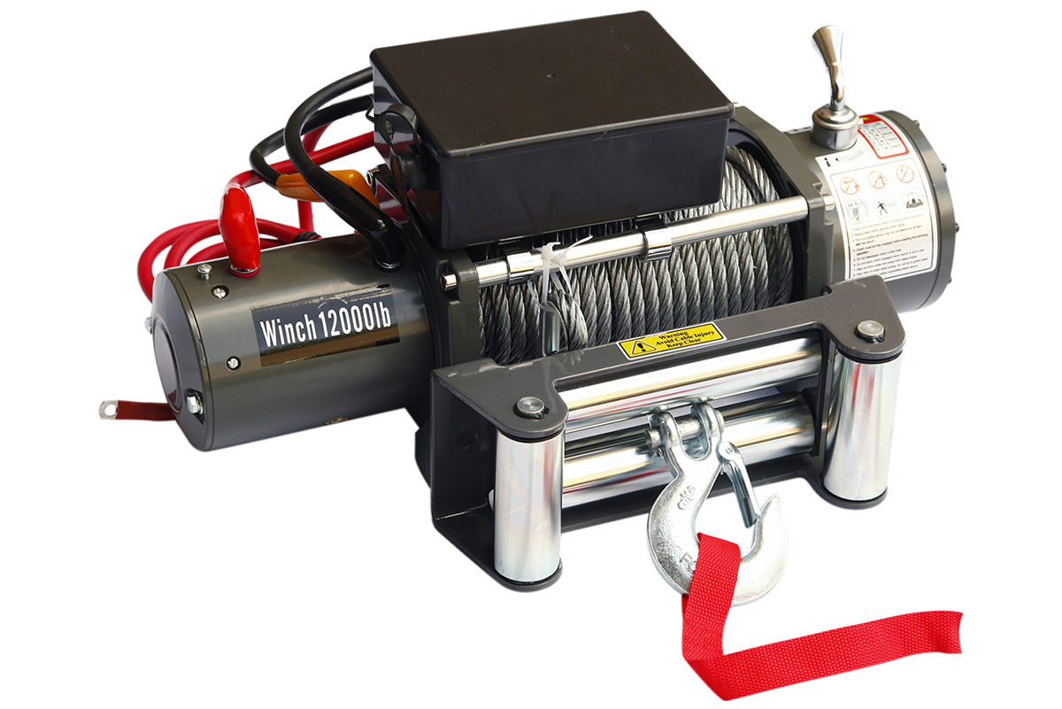 Лебёдка электрическая 12V Electric Winch 12000 lbs 5443 кг