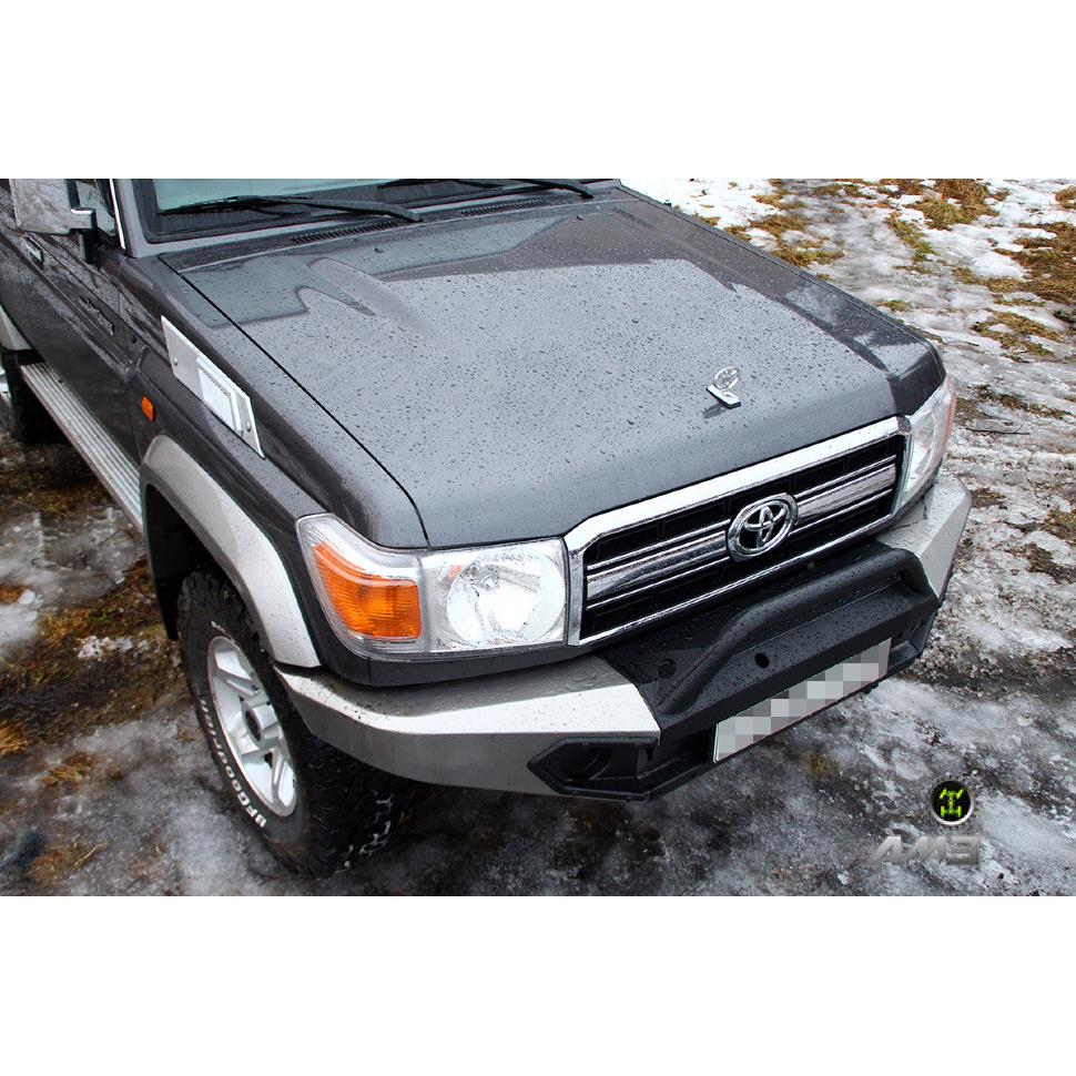 Силовой бампер передний Toyota Land Cruiser 76 (серия Рино) — изображение 3