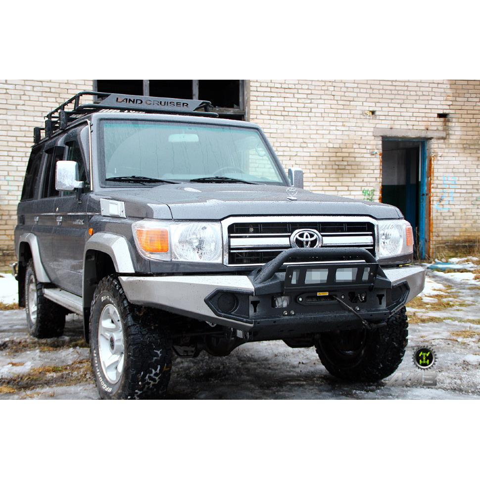 Силовой бампер передний Toyota Land Cruiser 76 (серия Рино) — изображение 7