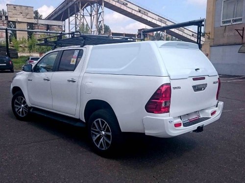 Кунг для Toyota Hilux (двойная кабина) (08.2015-) (белый) (1 дверь)