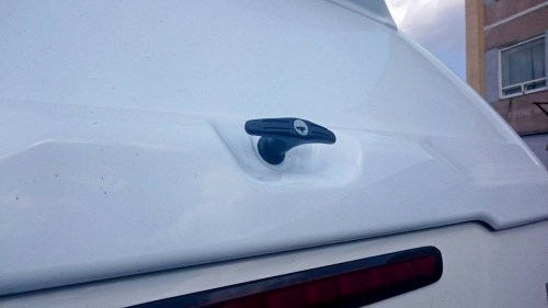 Кунг для Toyota Hilux (двойная кабина) (08.2015-) (белый) (1 дверь) — изображение 2