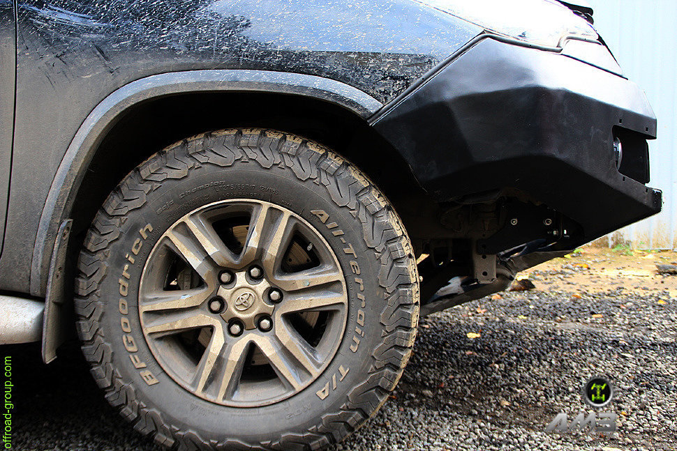 Силовой бампер передний Toyota Fortuner (2015-2020) (серия Рино) — изображение 3