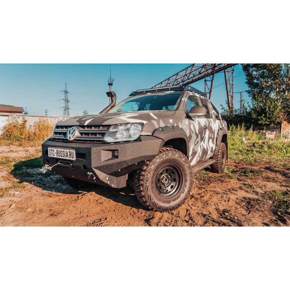 Багажник экспедиционный STC Volkswagen Amarok дальний и рабочий свет — изображение 3