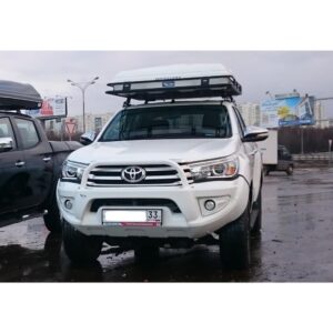 Бампер АВС-Дизайн передний Toyota Hilux Revo 2015-07.2018 (БАЗОВЫЙ, без оптики) (под покраску)
