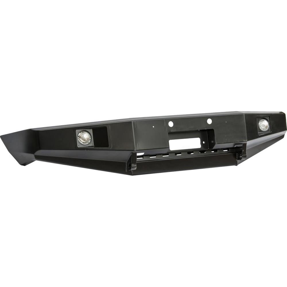 Бампер РИФ передний Nissan Navara D40/Pathfinder R51 (2004-2009) с доп. фарами без защитной дуги