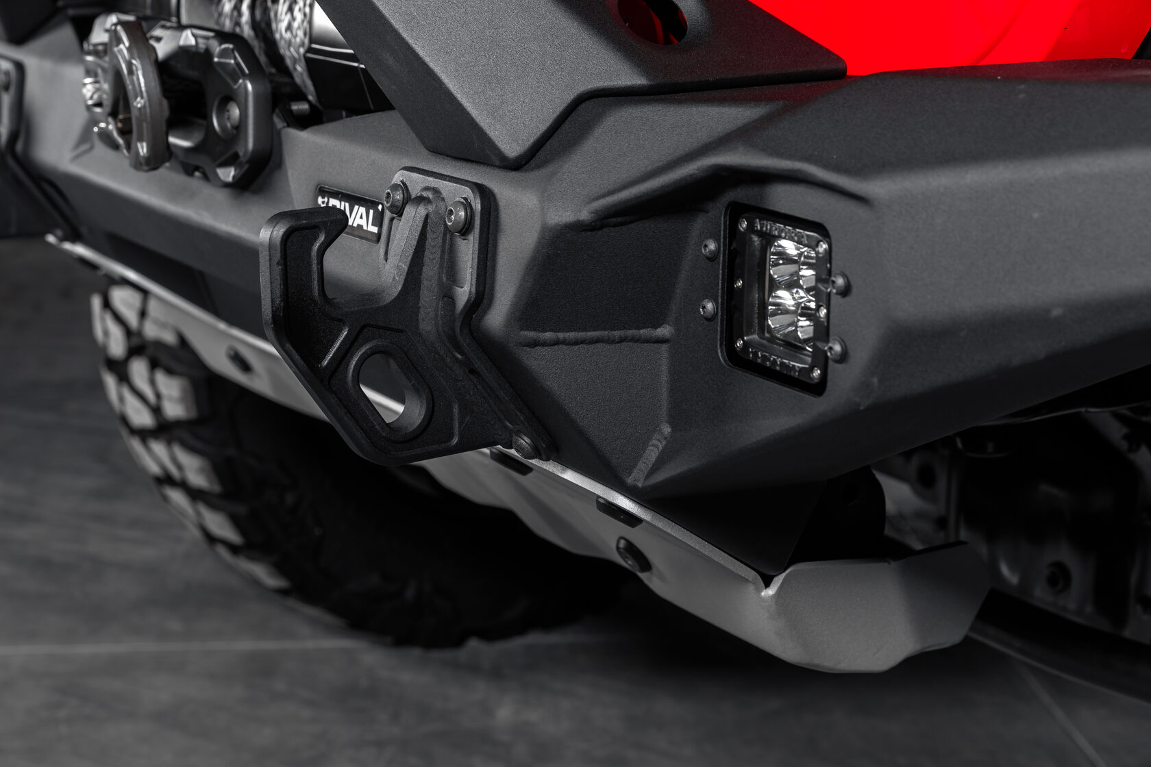 БАМПЕР СИЛОВОЙ ПЕРЕДНИЙ RIVAL АЛЮМИНИЕВЫЙ ДЛЯ JEEP WRANGLER JL — изображение 13