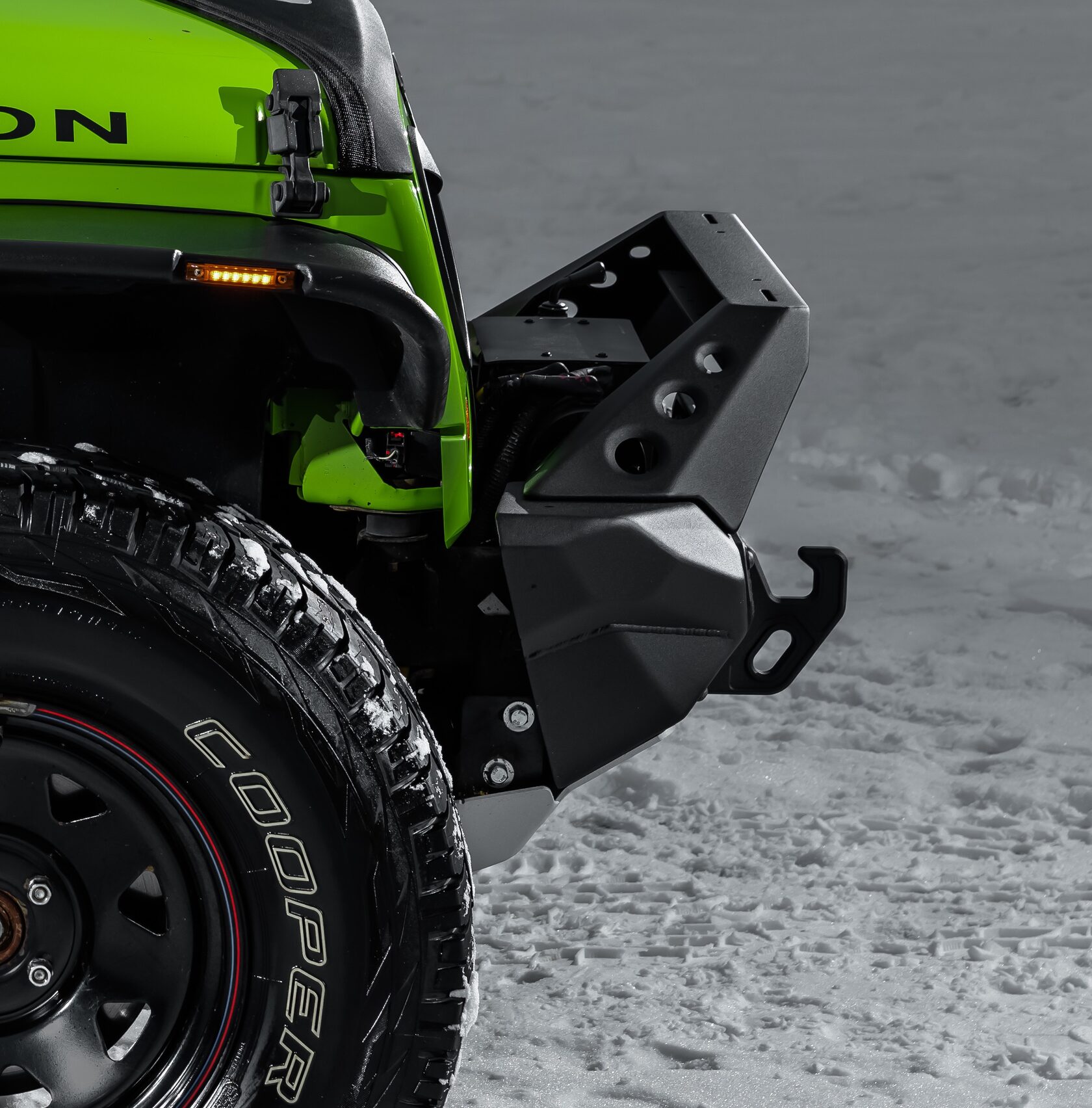 RIVAL ALUMINUM FRONT STUBBY BUMPER FOR JEEP WRANGLER (JL, JK, JT - except Mojave) — изображение 13