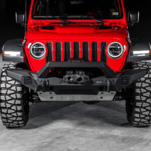 БАМПЕР СИЛОВОЙ ПЕРЕДНИЙ RIVAL АЛЮМИНИЕВЫЙ ДЛЯ JEEP WRANGLER JL
