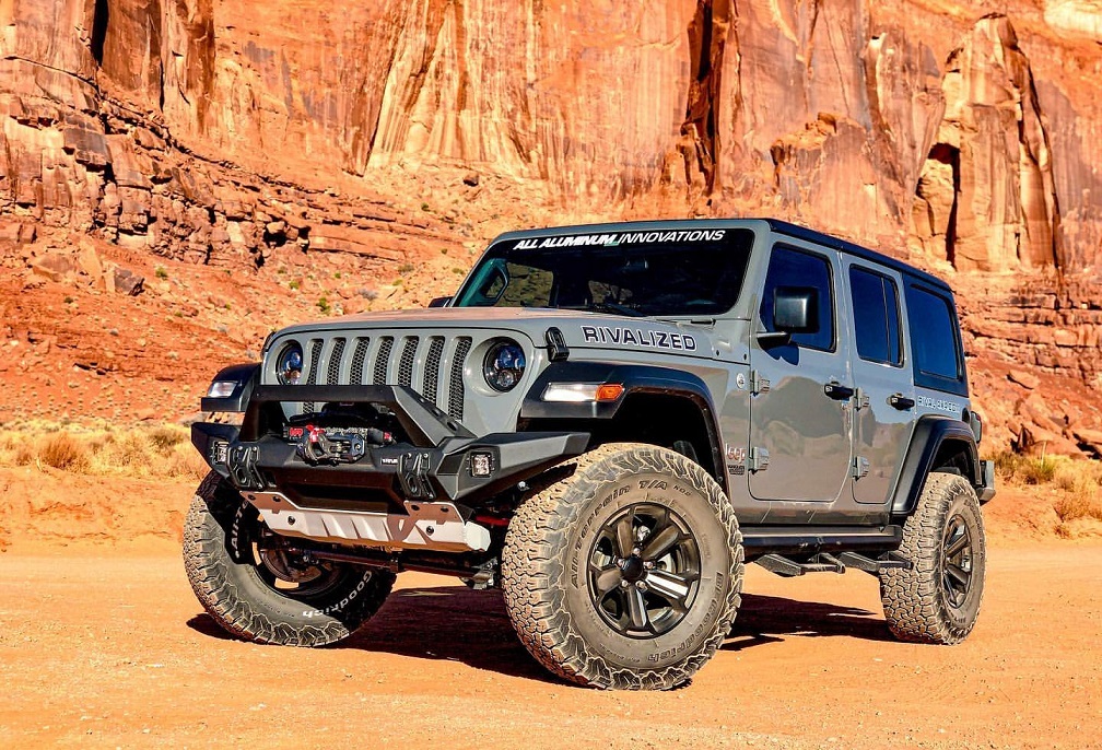 БАМПЕР СИЛОВОЙ ПЕРЕДНИЙ RIVAL АЛЮМИНИЕВЫЙ ДЛЯ JEEP WRANGLER JL — изображение 5