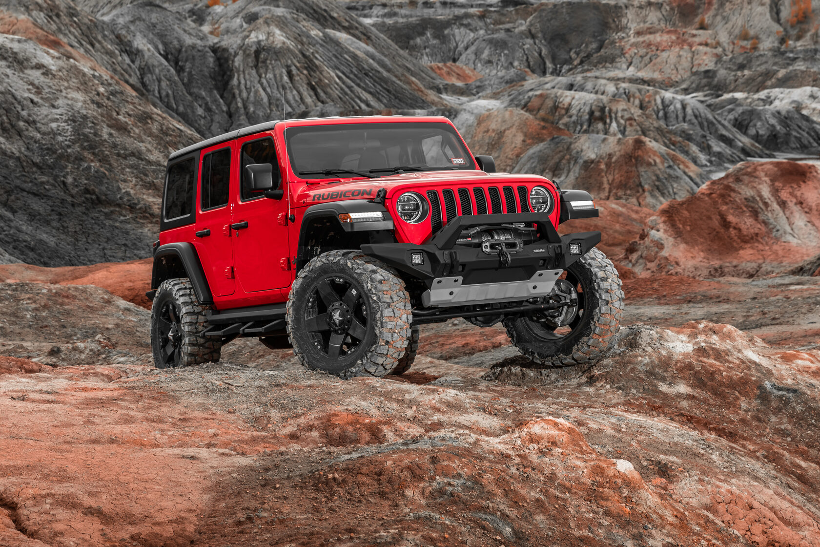 БАМПЕР СИЛОВОЙ ПЕРЕДНИЙ RIVAL АЛЮМИНИЕВЫЙ ДЛЯ JEEP WRANGLER JL — изображение 9