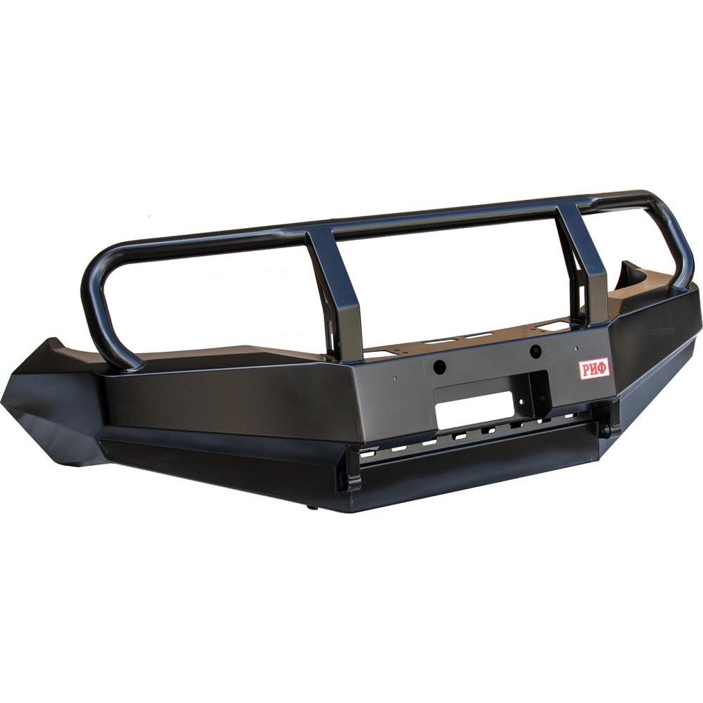 Бампер РИФ силовой передний Toyota Hilux 2012-2014 с защитной дугой и защитой бачка омывателя