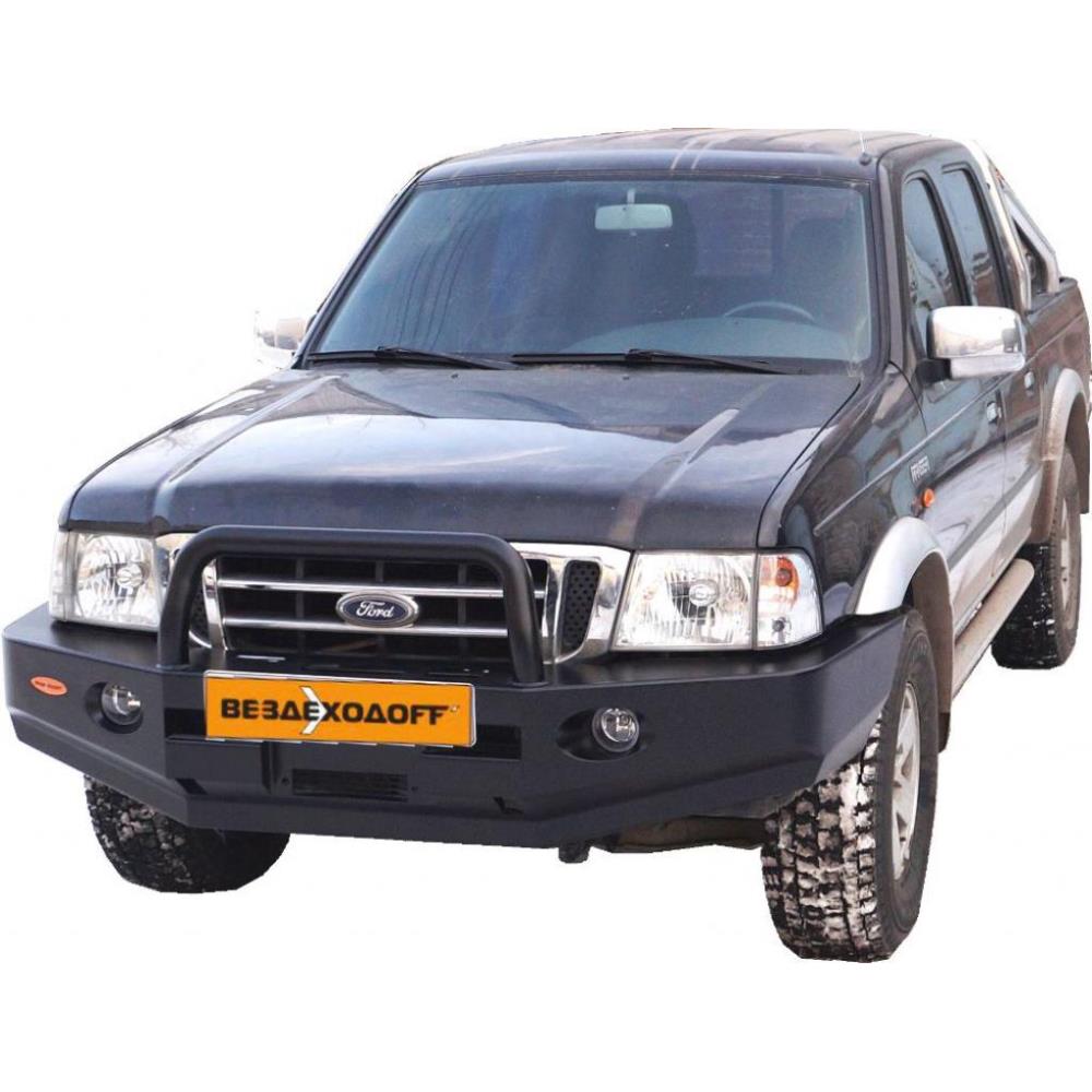 Бампер силовой передний Ford Ranger 2002-2006 с центральной дугой — изображение 2