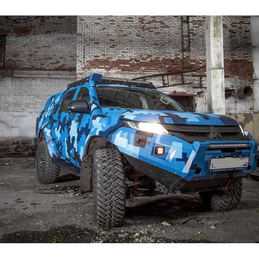 Бампер силовой передний STC Mitsubishi L200 2019+c противотуманными фарами — изображение 5