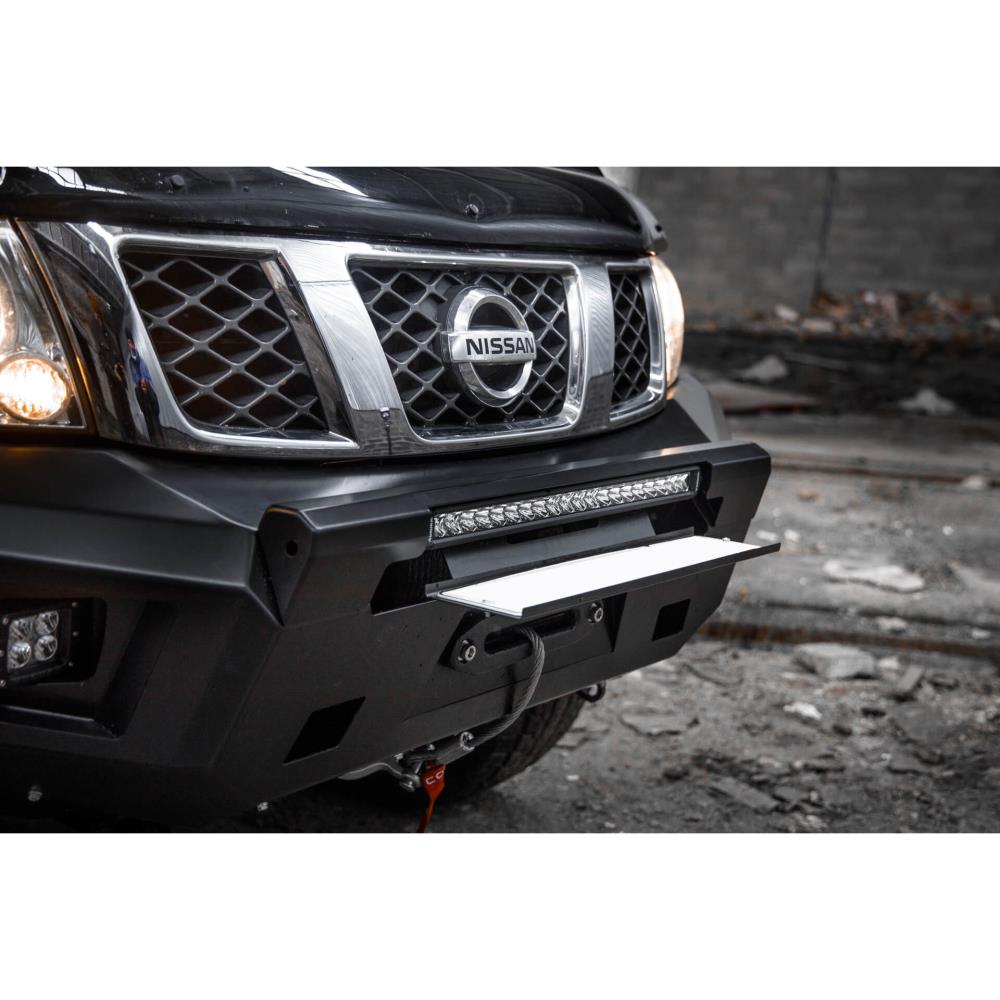 Бампер силовой передний STC Nissan Patrol Y61 2004+ с защитной дугой и противотуманными фарами — изображение 4