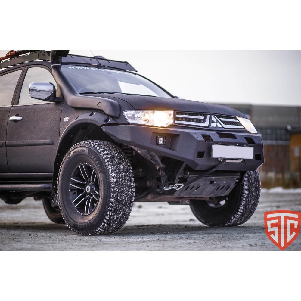 Бампер силовой передний STC тип Revo Mitsubishi Pajero Sport/L200 2013-2015 — изображение 2