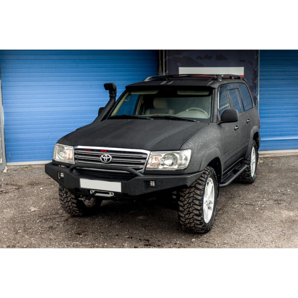 Бампер силовой передний STC Toyota Land Cruiser 100 с защитной дугой — изображение 4