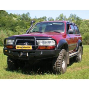 Бампер силовой передний Toyota Land Cruiser 80 с кенгурином под механическую лебедку