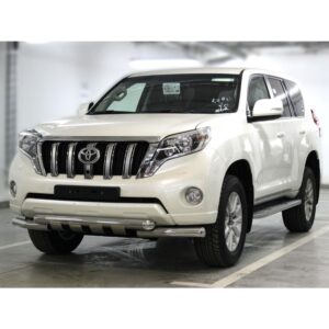 Дуга передняя фигурная d-53 с доп. накладками Toyota Land Cruiser Prado 150 2013-2017