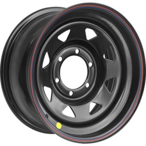 Диск усиленный Тойота Ниссан стальной черный 6x139,7 8xR15 d110 ET-25 (треуг. мелкий)