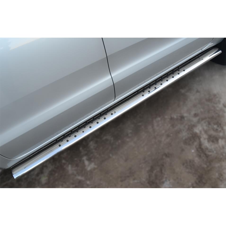 Ford Ranger 2012-2015 Пороги труба d120x60 с проступью