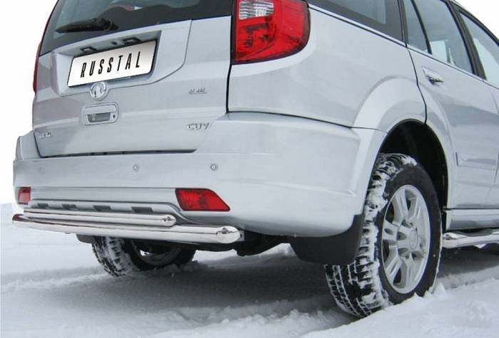 GREAT WALL HOVER H3 2010-2013 защита заднего бампера d63/42