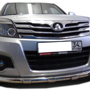 Защита переднего бампера с "зубьями" Great Wall Hover 3 2009