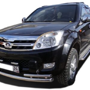 Защита переднего бампера 1 длинная, 2 коротких Great Wall Hover 3 2009