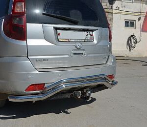 Защита заднего бампера волна Great Wall Hover 3 2009