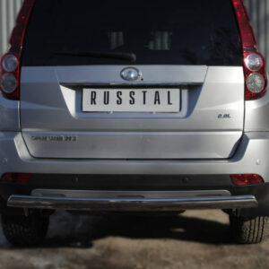 Защита заднего бампера d75х42 (дуга) GREAT WALL (HOVER H3 2014-н.в, H6 2012-2013)