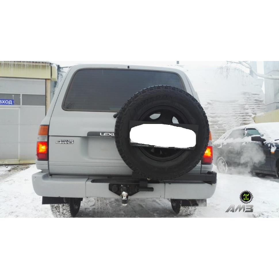 Калитка в штатный бампер Toyota Land Cruiser 80 — изображение 11