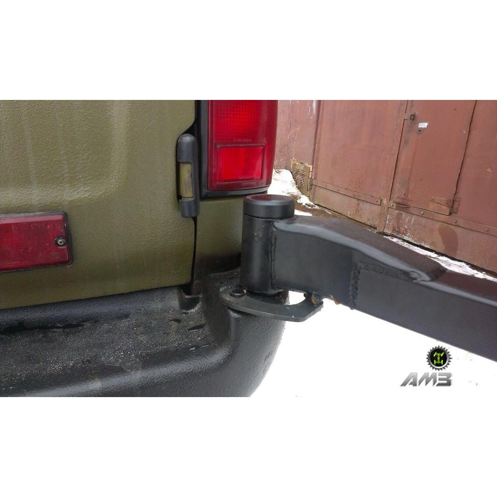 Калитка в штатный бампер Toyota Land Cruiser 80 — изображение 5