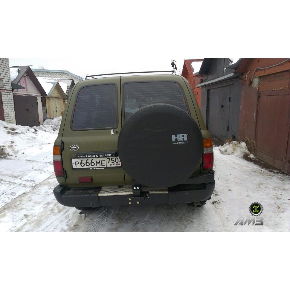 Калитка в штатный бампер Toyota Land Cruiser 80 — изображение 7