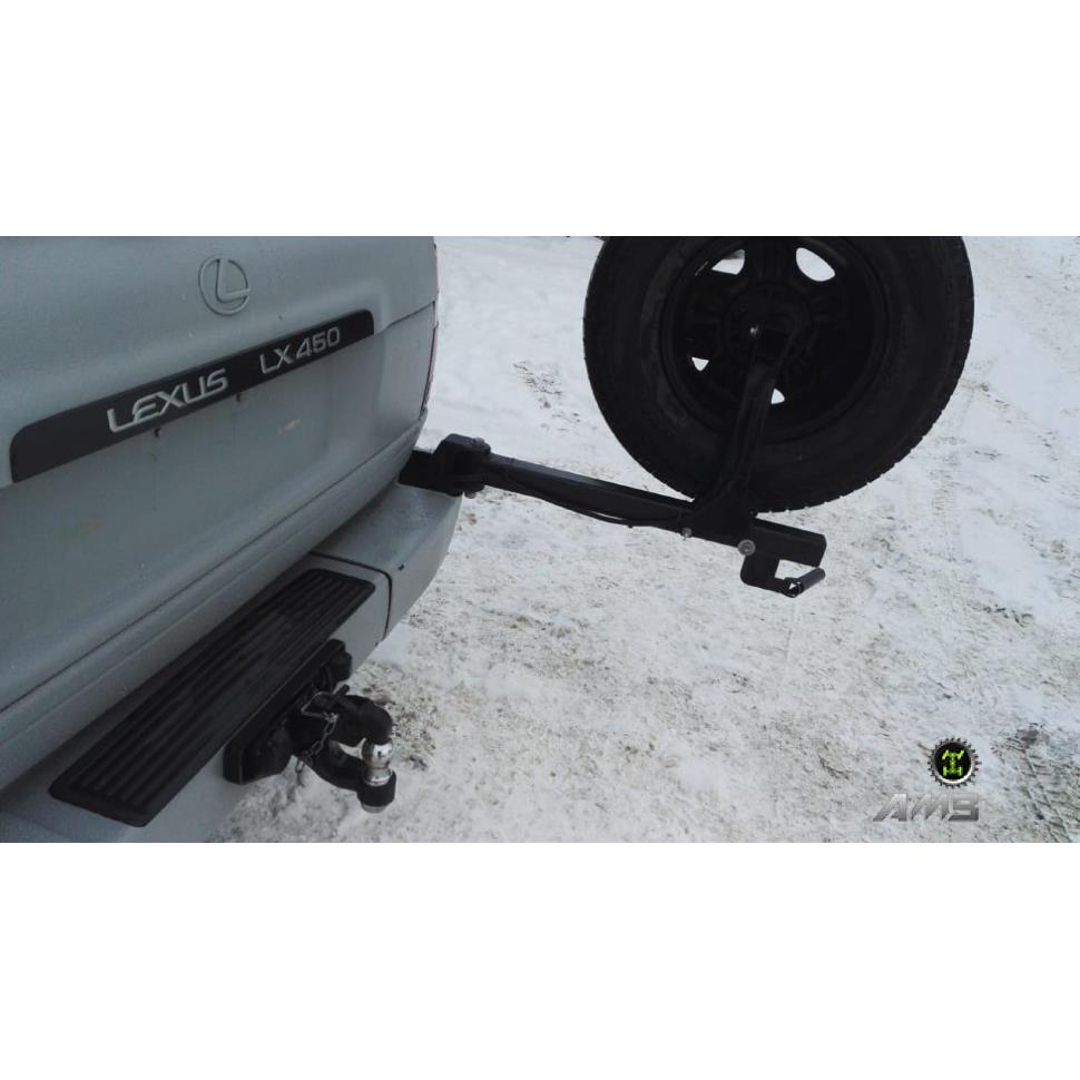 Калитка в штатный бампер Toyota Land Cruiser 80 — изображение 9