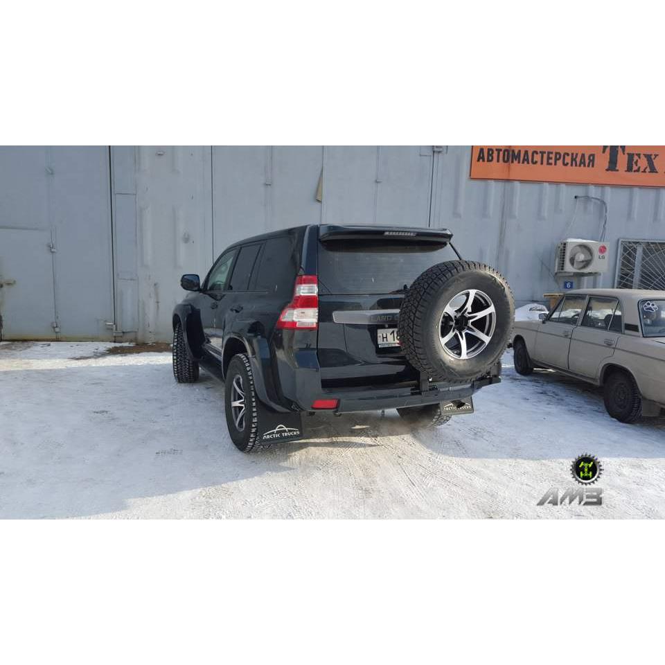 Калитка запасного колеса в штатный бампер Toyota Land Cruiser 150 — изображение 2