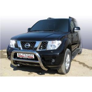 Кенгурятник d76 низкий Nissan Navara