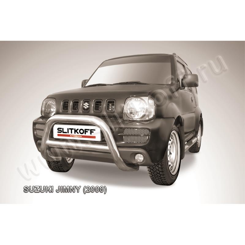 Кенгурятник d76 низкий Suzuki Jimny