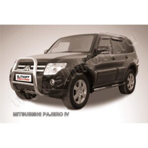 Кенгурятник d76 высокий Mitsubishi Pajero IV