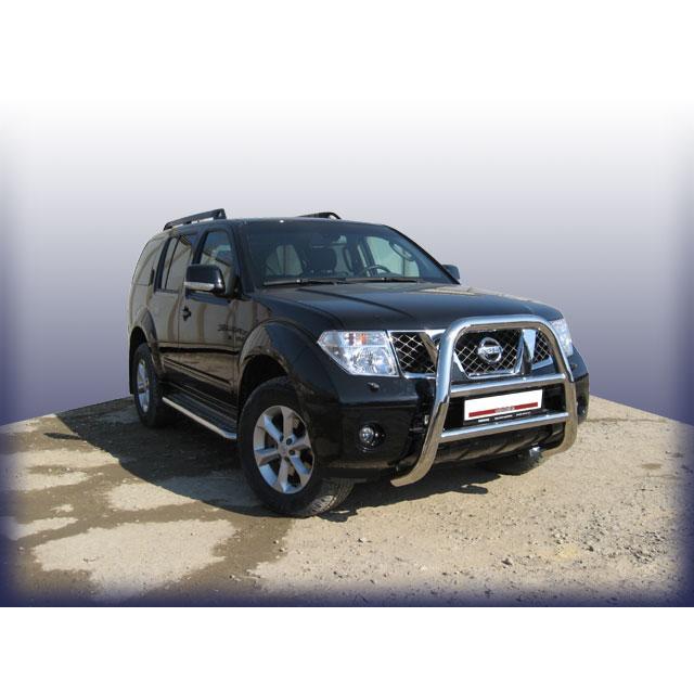 Кенгурятник d76 высокий Nissan Navara