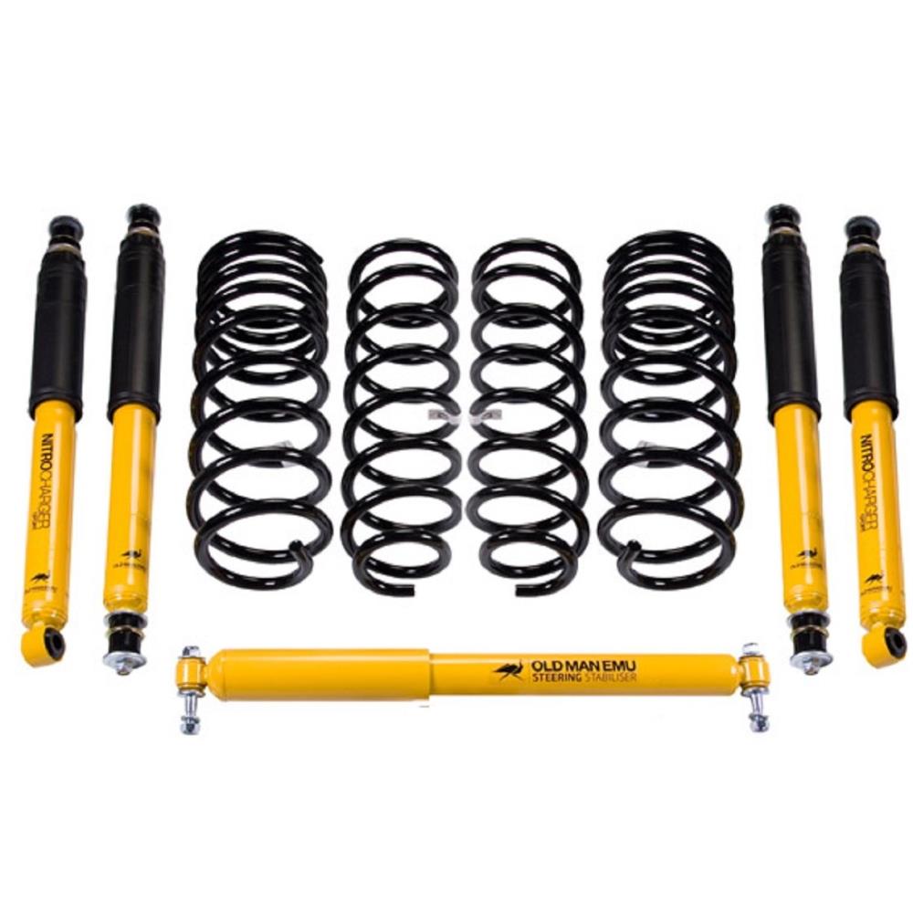 Комплект подвески Old Man Emu OME Toyota Land Cruiser 80/105 амортизаторы Nitrocharger Sport нагрузка до 200 кг лифт 100 мм