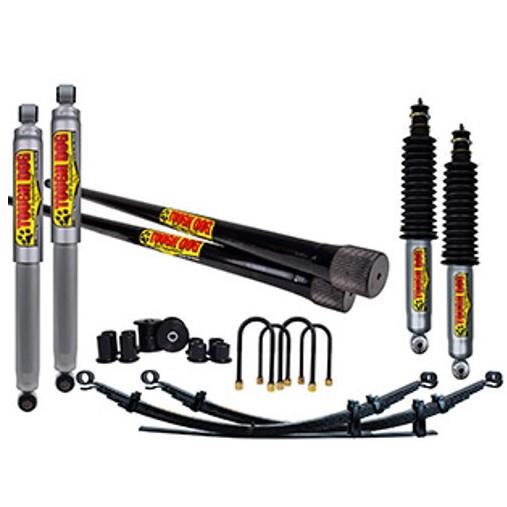Комплект подвески Tough Dog Mitsubishi Pajero Sport рессорный 1998-2000 амортизаторы Foam Cell масляные нагрузка до 300 кг лифт 35 мм