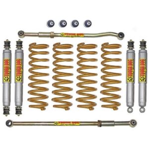 Комплект подвески Tough Dog Toyota Land Cruiser 80 BMX Foam Cell масляный 9 ступеней регулировки нагрузка перед до 50 кг зад до 300 кг лифт 100 мм